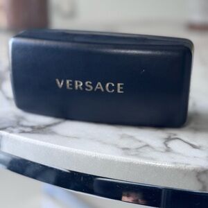 Versace Black Eyeglass Case